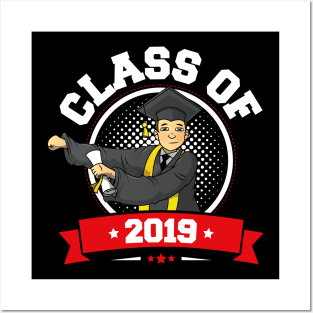 Flossing Graduation Class Of 2019 Men Funny Posters and Art